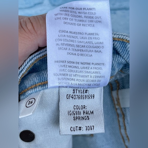 GRLFRND Helena High Rise Cut Off Short size 26 - Picture 12 of 14